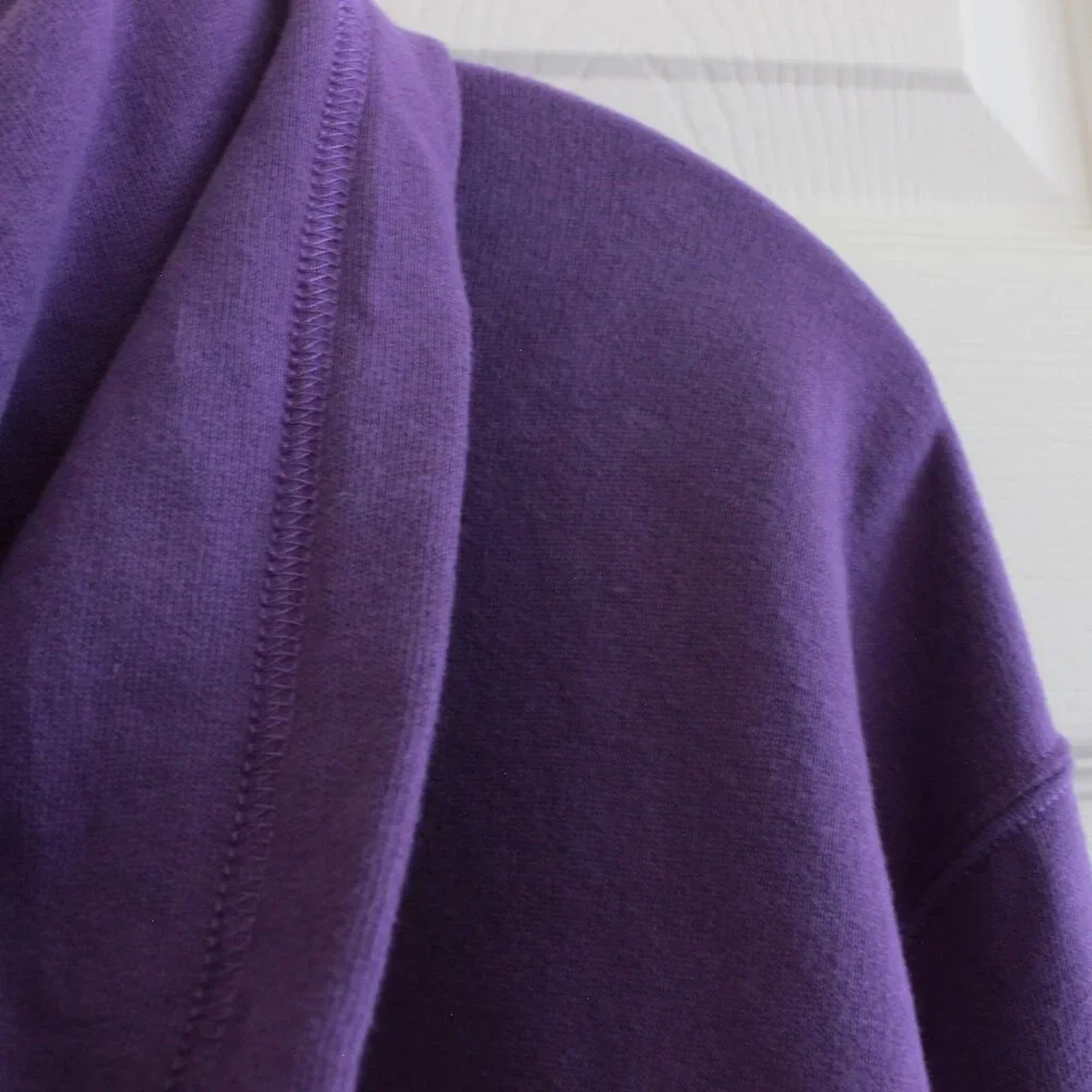 Polo Ralph Lauren Girl's Logo Fleece Hoodie Flag Patch Purple